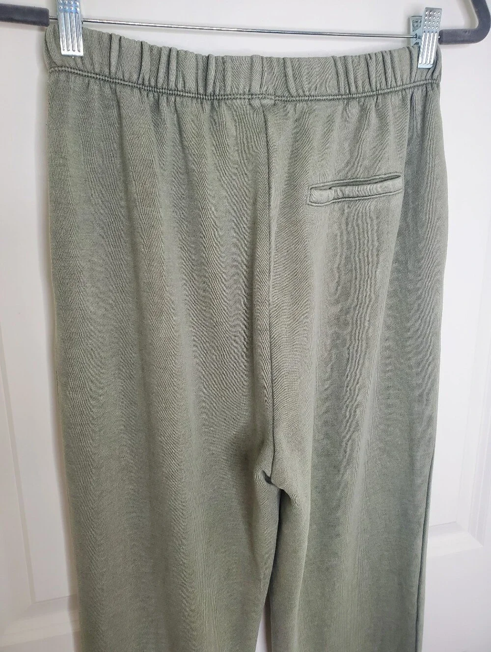 Aerie Fleece Of Mind Olive Green High Rise Jogger Sweatpants